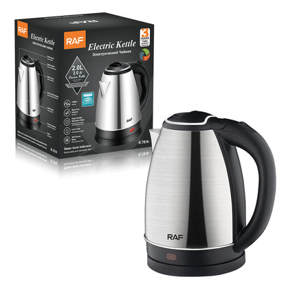 Edelstahl Wasserkocher 1,8 L Doppelwandig Kabellos Teekocher Silber Warmhalter