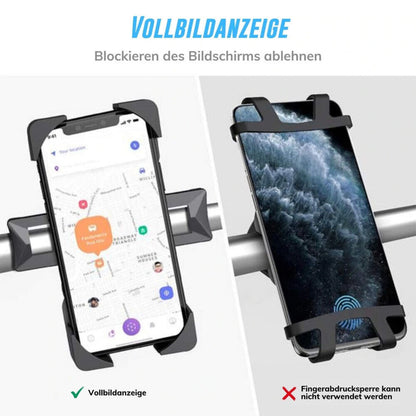 Fahrrad Motorrad Handy Halterung Halter Smartphone Wasserdicht bis 6.6 Zoll 360°