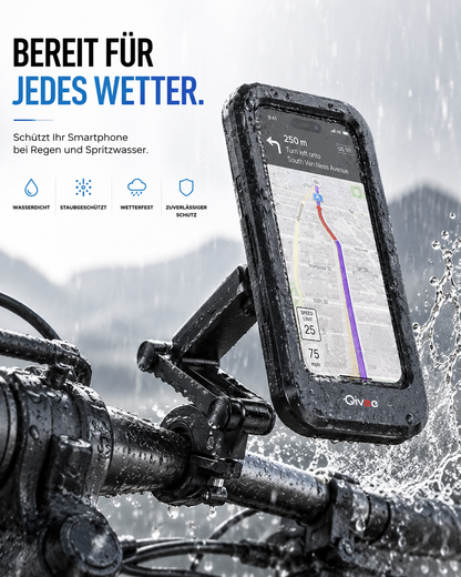 Fahrrad Motorrad Handy Halterung Halter Smartphone Wasserdicht bis 6,7 Zoll 360°