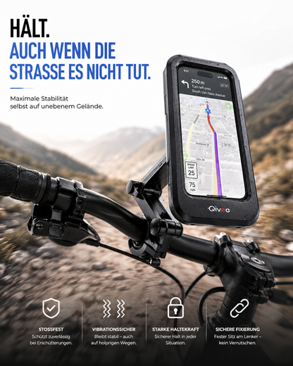 Fahrrad Motorrad Handy Halterung Halter Smartphone Wasserdicht bis 6,7 Zoll 360°