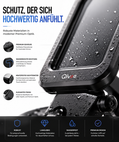 Fahrrad Motorrad Handy Halterung Halter Smartphone Wasserdicht bis 6,7 Zoll 360°