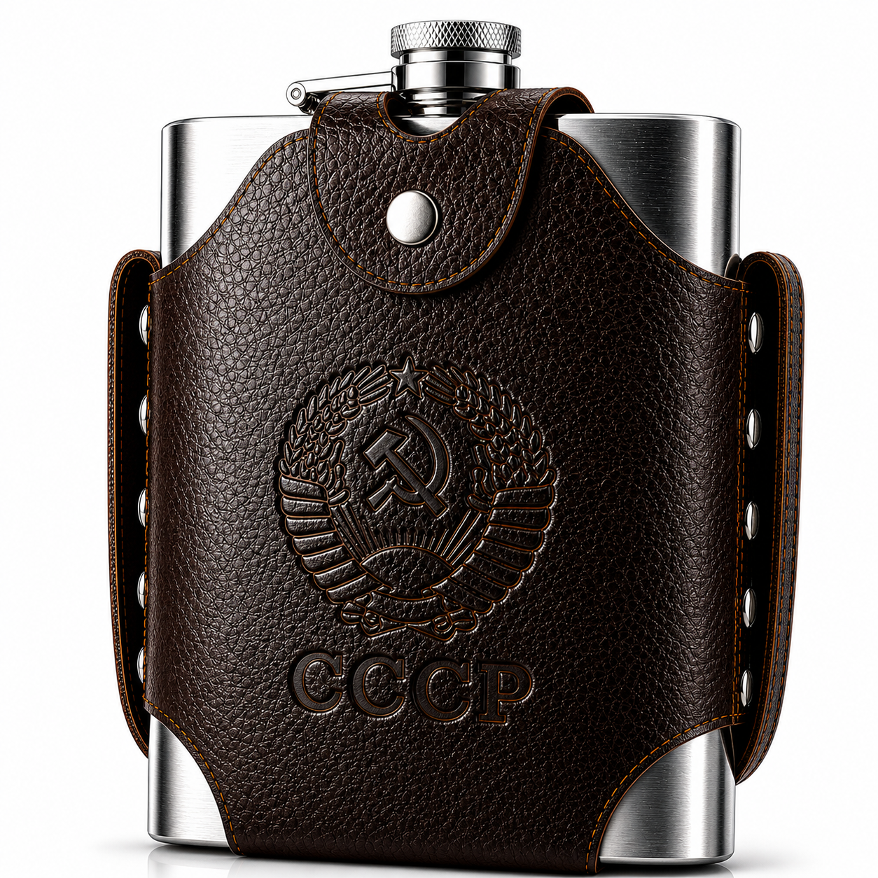 Flachmann Edelstahl Trinkflasche 1,9 Liter Umhängetasche Taschenflasche XXXL