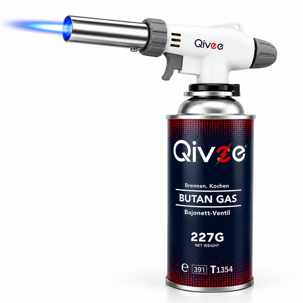 Gasbrenner Bunsenbrenner Lötlampe Löt-Brenner Gasanzünder + Gaskartuschen 227g