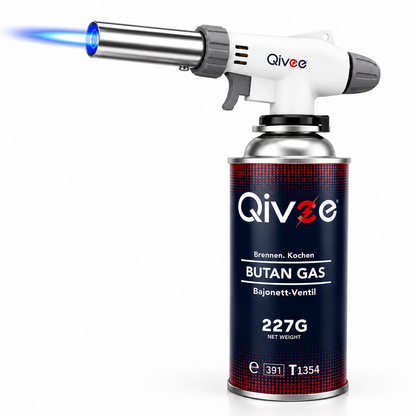 Gasbrenner Bunsenbrenner Lötlampe Löt-Brenner Gasanzünder + Gaskartuschen 227g