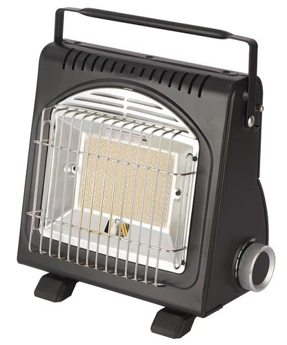 Tragbare Gasheizung 2in1 Gasheizer Camping Heizgerät Heizstrahler + 4 Kartuschen