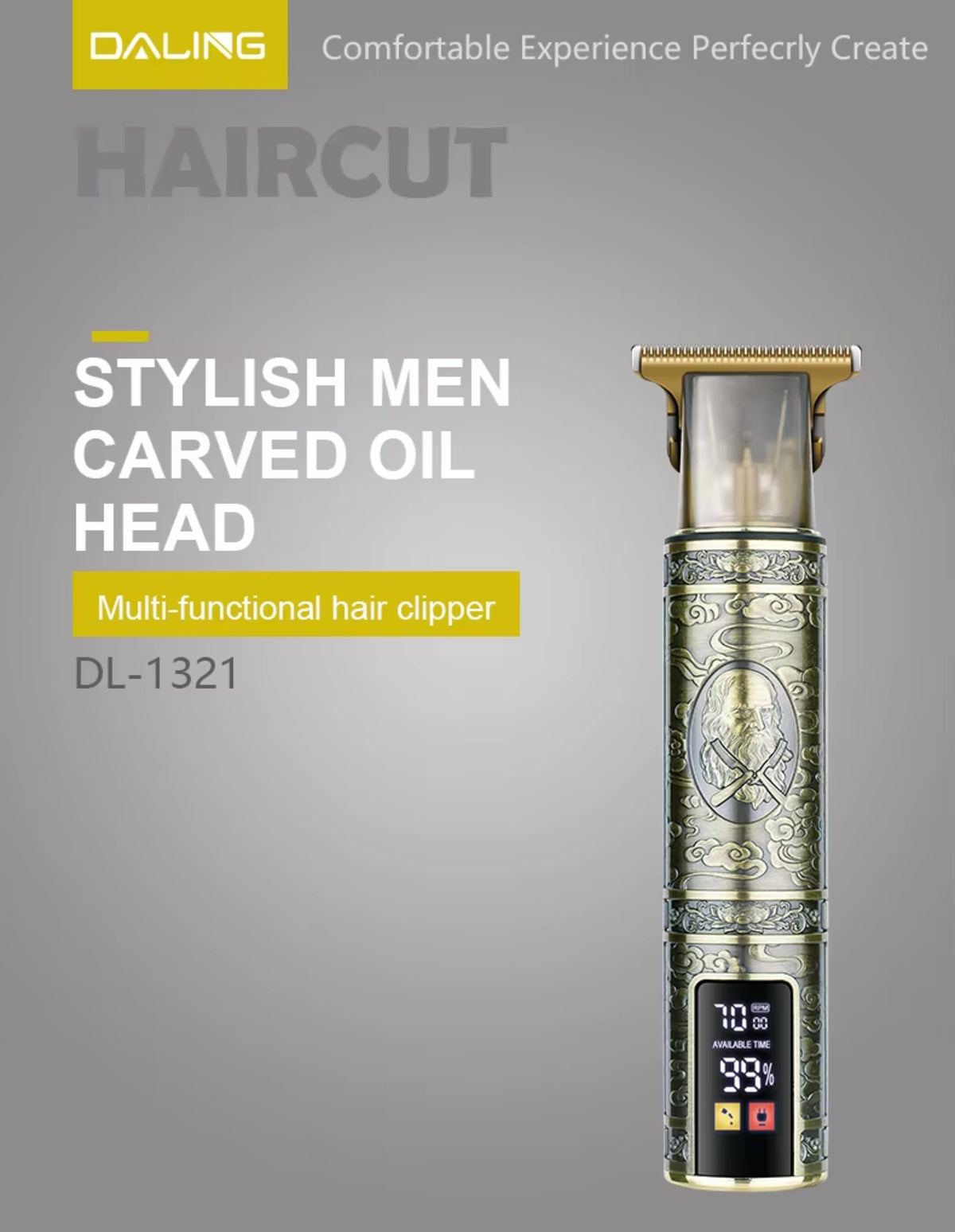 Profi Bart Trimmer Haarschneider Rasierer Haarschneidemaschine Clipper Hair Akku