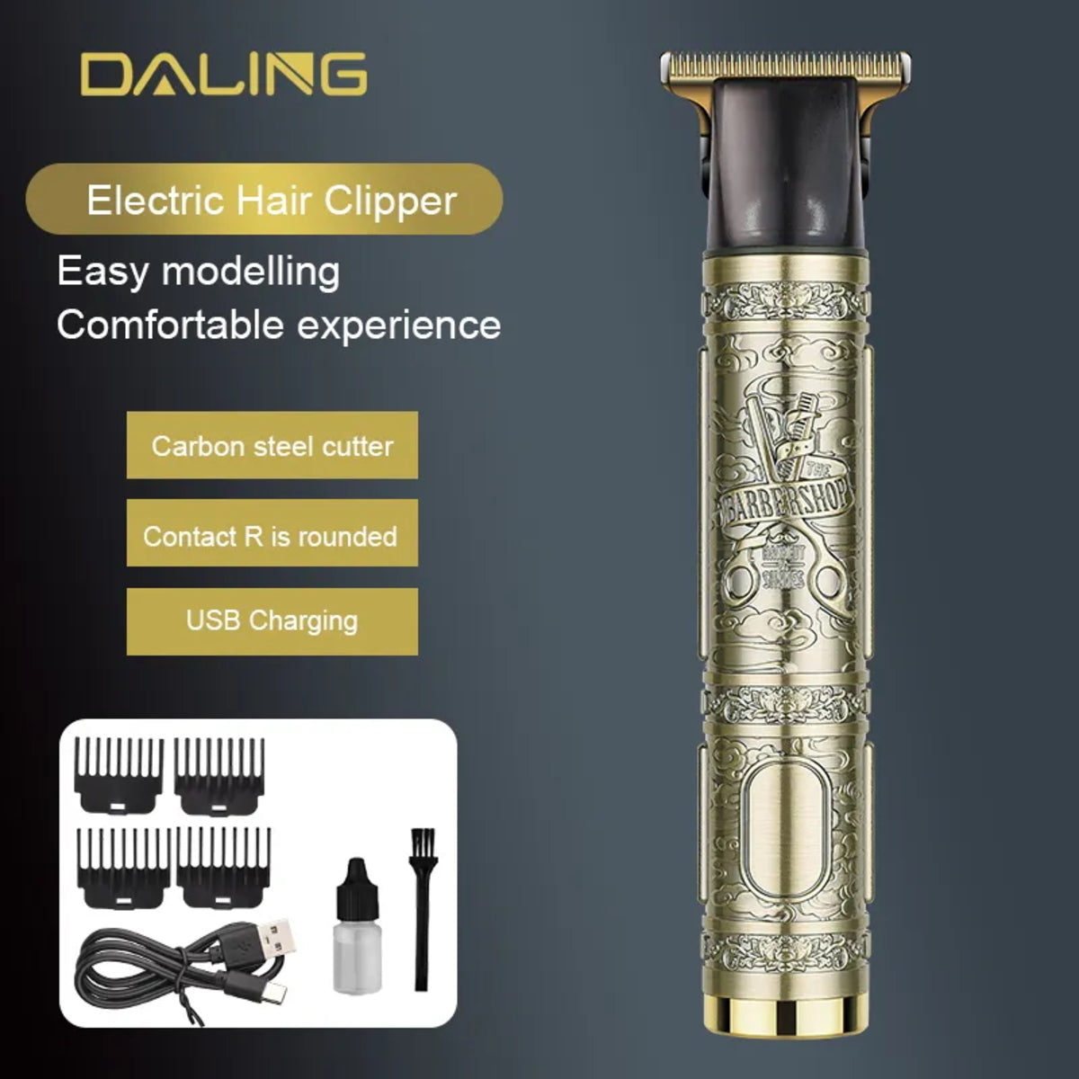 Profi Bart Trimmer Haarschneider Rasierer Haarschneidemaschine Clipper Hair Akku