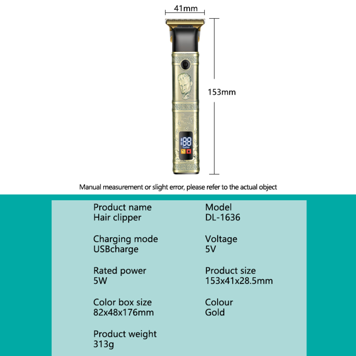 Profi Bart Trimmer Haarschneider Rasierer Haarschneidemaschine Clipper Hair Akku