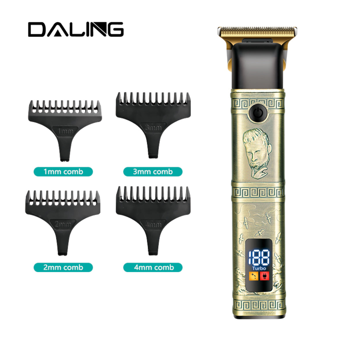 Profi Bart Trimmer Haarschneider Rasierer Haarschneidemaschine Clipper Hair Akku
