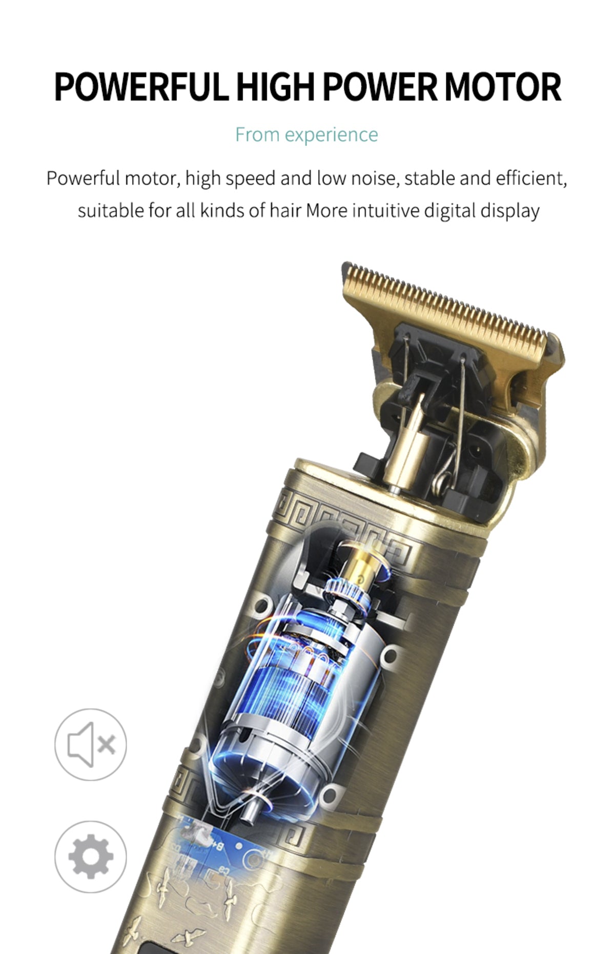 Profi Bart Trimmer Haarschneider Rasierer Haarschneidemaschine Clipper Hair Akku