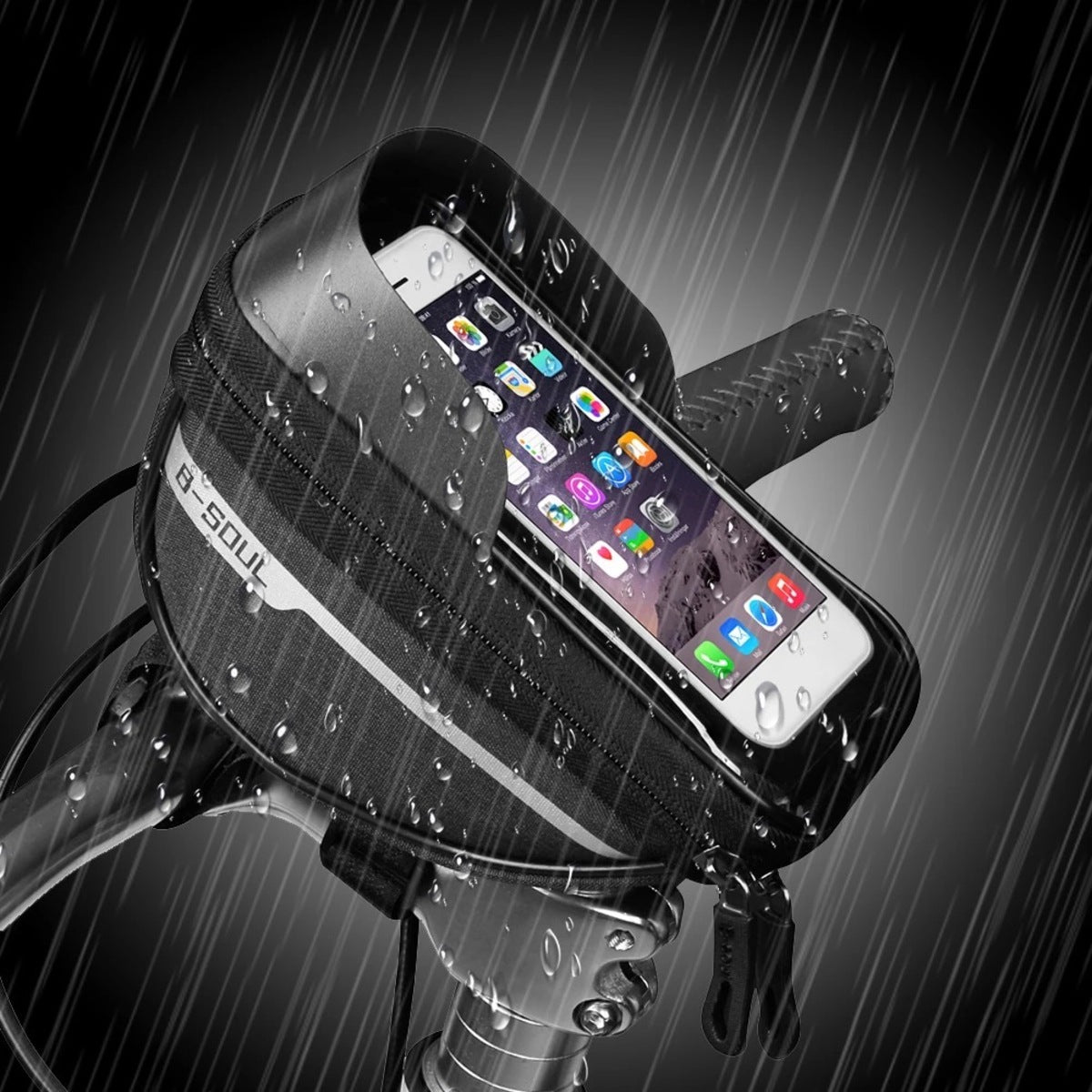 Handy Fahrrad Halterung Fahrradtasche Rahmentasche Wasserdicht MTB Mountain Bike