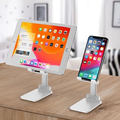 Handy Halterung Universal Smartphone Halter klappbar für Bürotisch Küche Reise