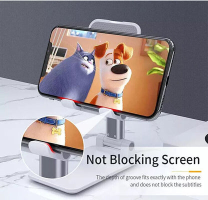 Handy Halterung Universal Smartphone Halter klappbar für Bürotisch Küche Reise