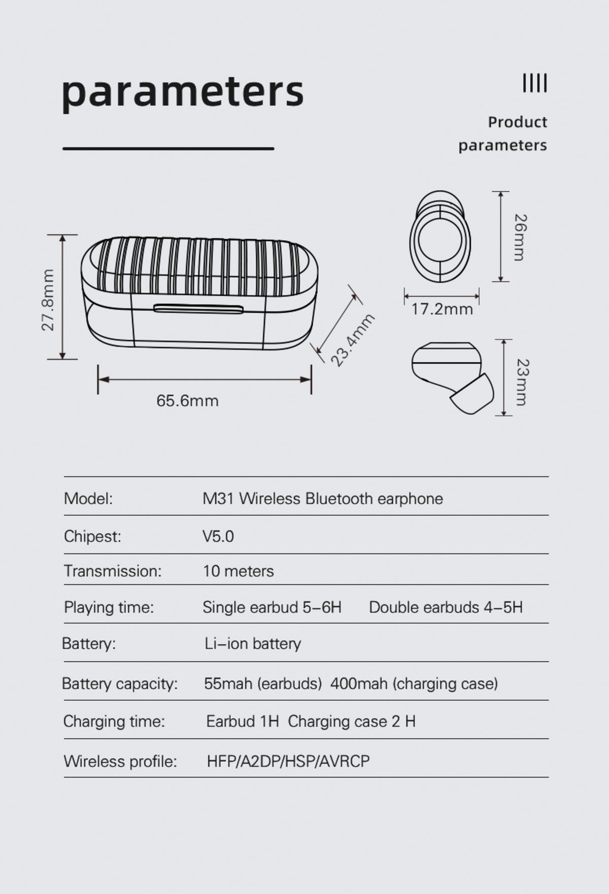 Kopfhörer Headset Bluetooth Ohrhörer Kabellos Stereo Wireless Bass Touch Control
