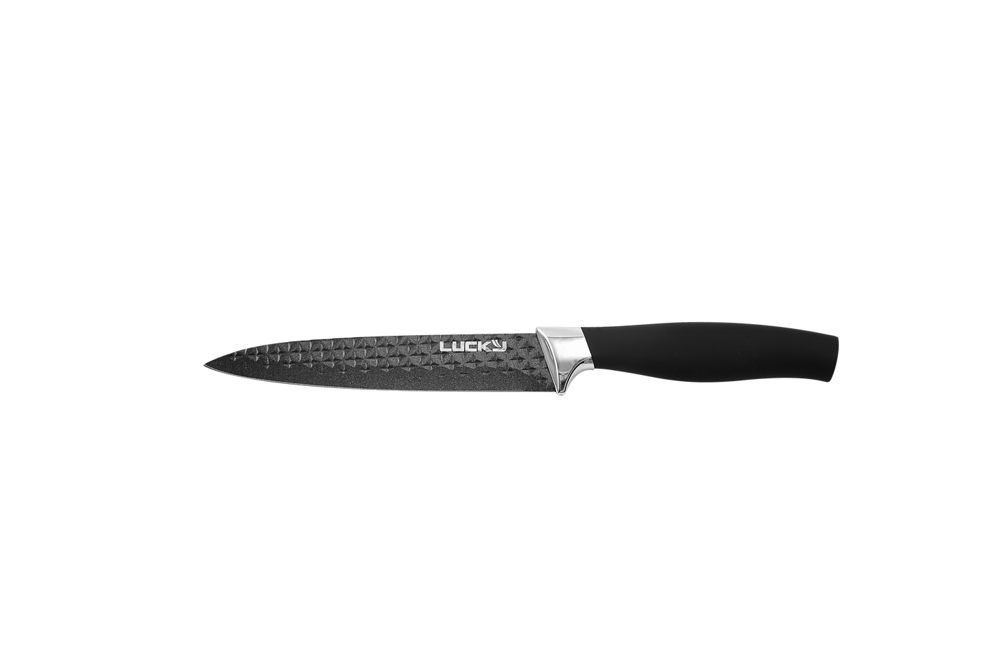 Küchenmesser Edelstahl Messer Set 6-teilig Profi Schere & Schäler Klinge LUCKY®