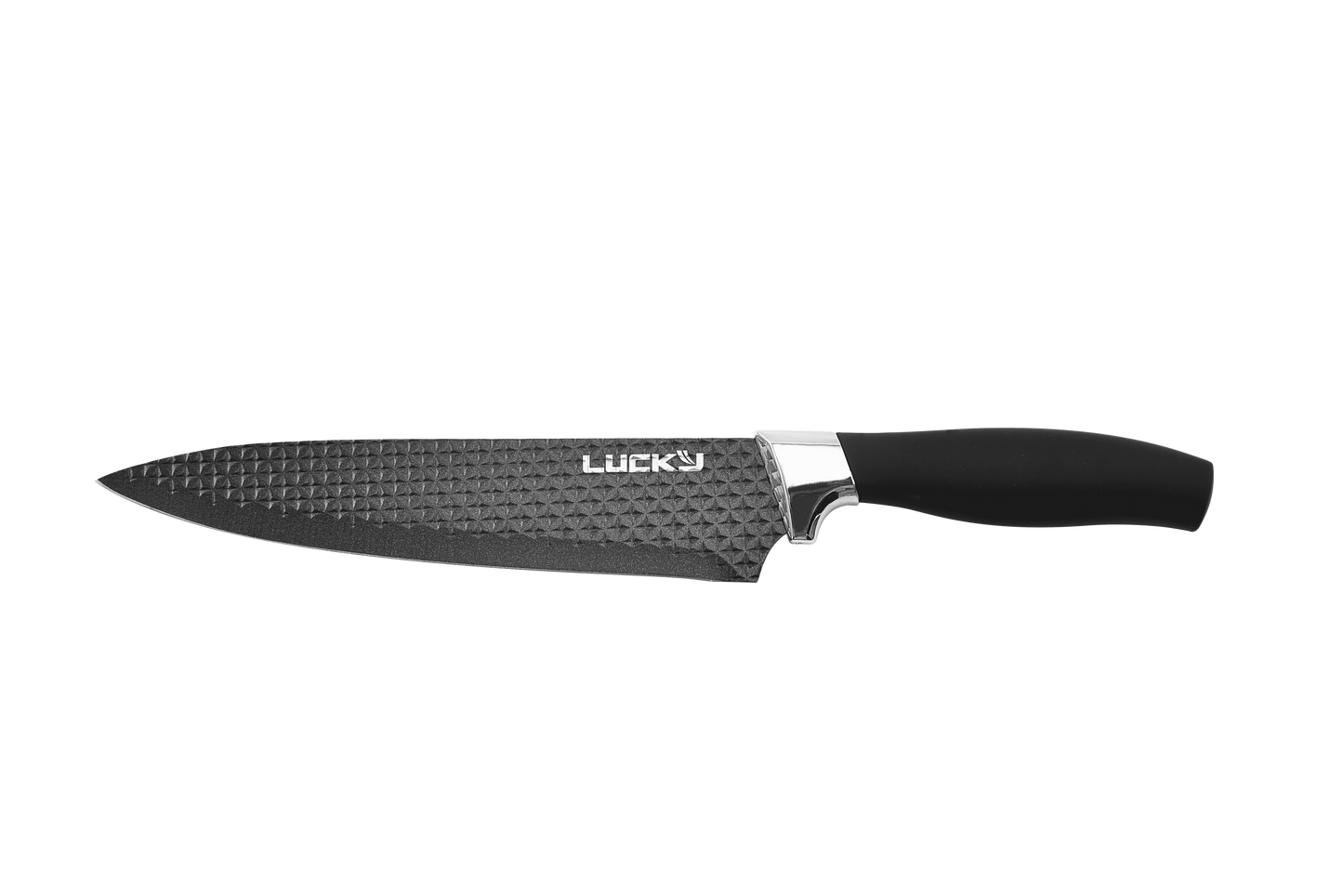 Küchenmesser Edelstahl Messer Set 6-teilig Profi Schere & Schäler Klinge LUCKY®