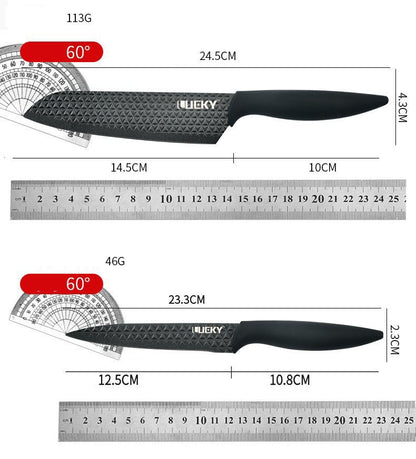 Messerblock Küchenmesser Edelstahl Messer Set 7-teilig Profi Schere & Schäler