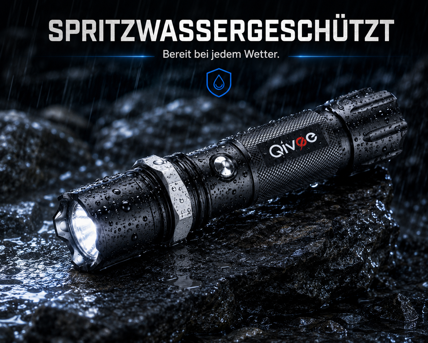 LED Taschenlampe Polizei Swat Cree Zoom 1000 Meter Leuchtweite 2x PowerAkku USB