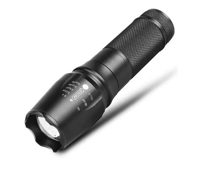 LED Taschenlampe Polizei Swat wiederaufladbar Zoom Power inkl. Akku Ladegerät