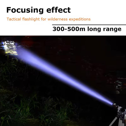 LED Taschenlampe Polizei Swat wiederaufladbar Zoom Power inkl. Akku Ladegerät