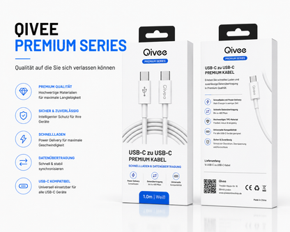 Ladekabel USB Typ C Schnell Datenkabel für Samsung Apple Handy Schnellladekabel