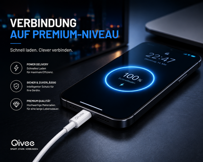 Ladekabel USB Typ C Schnell Datenkabel für Samsung Apple Handy Schnellladekabel