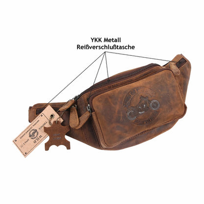 Leder Bauchtasche Gürteltasche Sport Hüfttasche Umhängetasche Crossbag Tasche