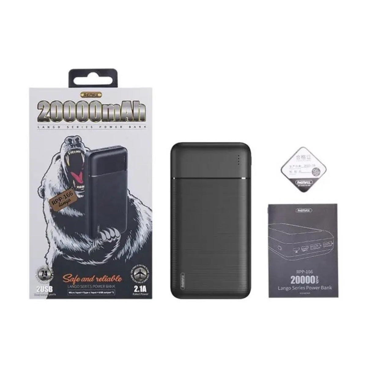 Qivee Powerbank 20.000 mAh USB3 USB-C schnellladen schlankes Design Slim