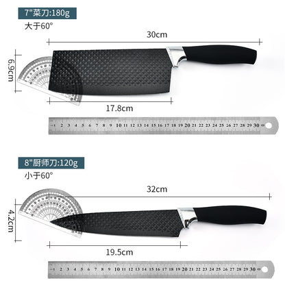 Messerblock Küchenmesser Edelstahl Messer Set 8-teilig Profi Schere & Schäler