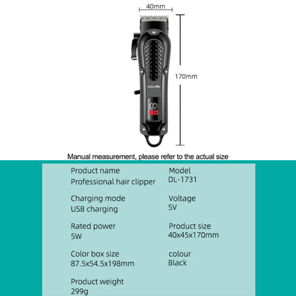 Profi Haarschneidemaschine Haarschneider Trimmer Rasierer Bart Clipper Hair Akku