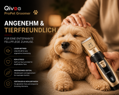 Profi Schermaschine Hunde Tierhaarschneidemaschine Leise Tierhaarschneider Haar