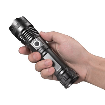 LED Taschenlampe Polizei Lampe 1000 m Leuchtweite Taktische USB Wiederaufladbar