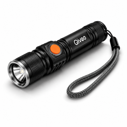 Taschenlampe LED Lampe Polizei Swat Wiederaufladbare Cree 1200 Lumen USB Akku