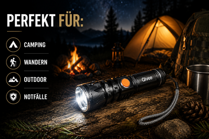 Taschenlampe LED Lampe Polizei Swat Wiederaufladbare Cree 1200 Lumen USB Akku