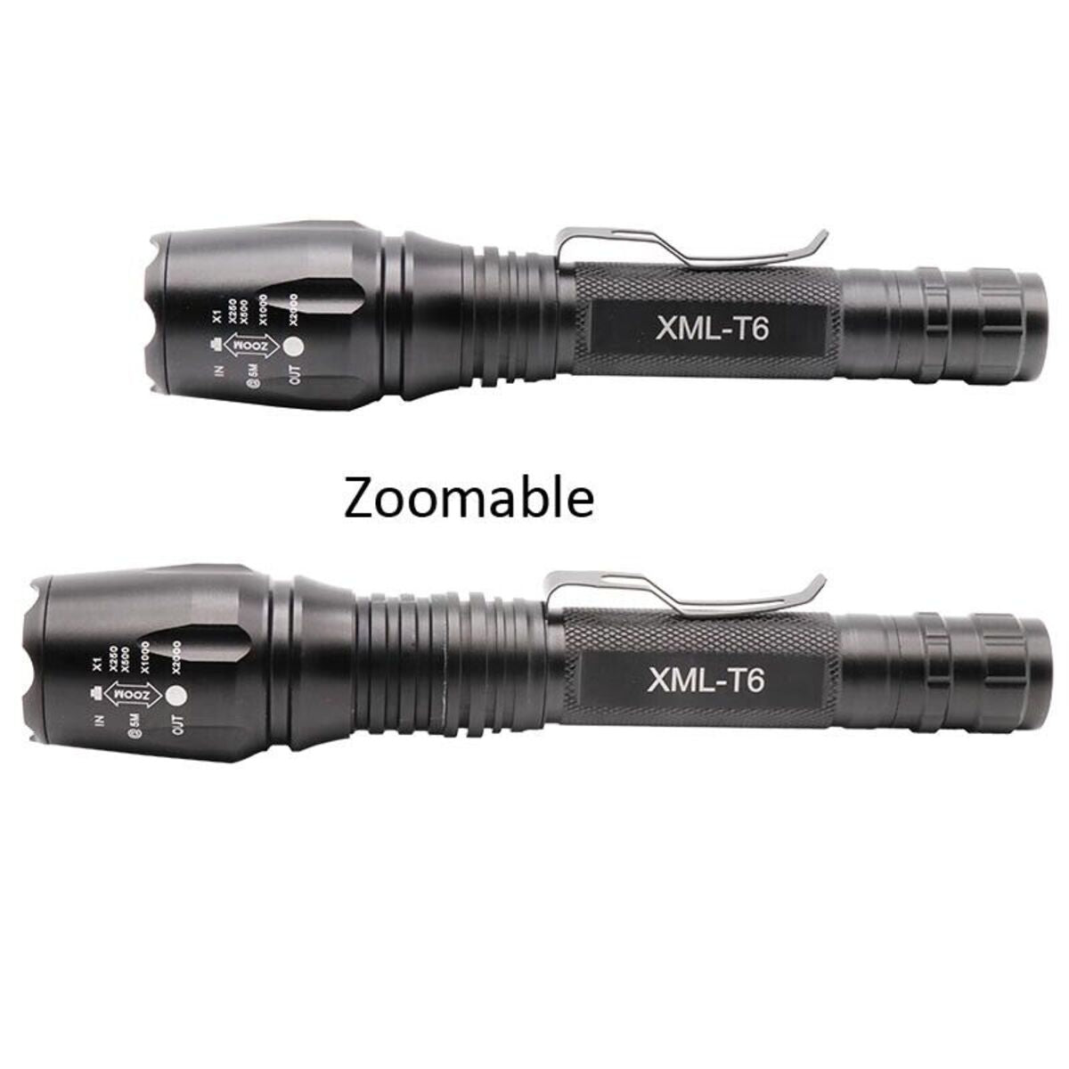 LED Taschenlampe Polizei Lampe 1000m Leuchtweite Taktische USB Wiederaufladbar