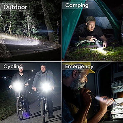 LED Taschenlampe Polizei Lampe 1000m Leuchtweite Taktische USB Wiederaufladbar