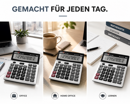 Taschenrechner Solar Tischrechner Big Display Rechenmaschine Rechner Bürorechner