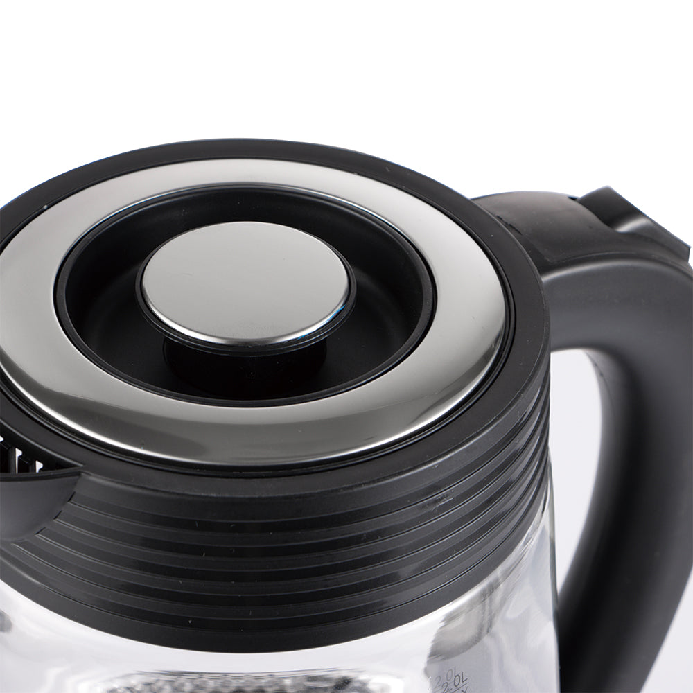 Teekocher elektrische Teemaschine Wasserkocher Teekanne Caydanlik Edelstahl 2,2L