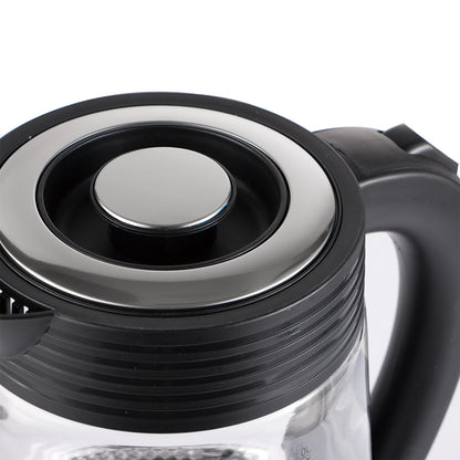 Teekocher elektrische Teemaschine Wasserkocher Teekanne Caydanlik Edelstahl 2,2L