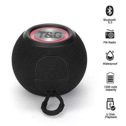 Tragbarer Bluetooth Lautsprecher Soundbox Soundstation Musikbox Radio MP3 SD USB