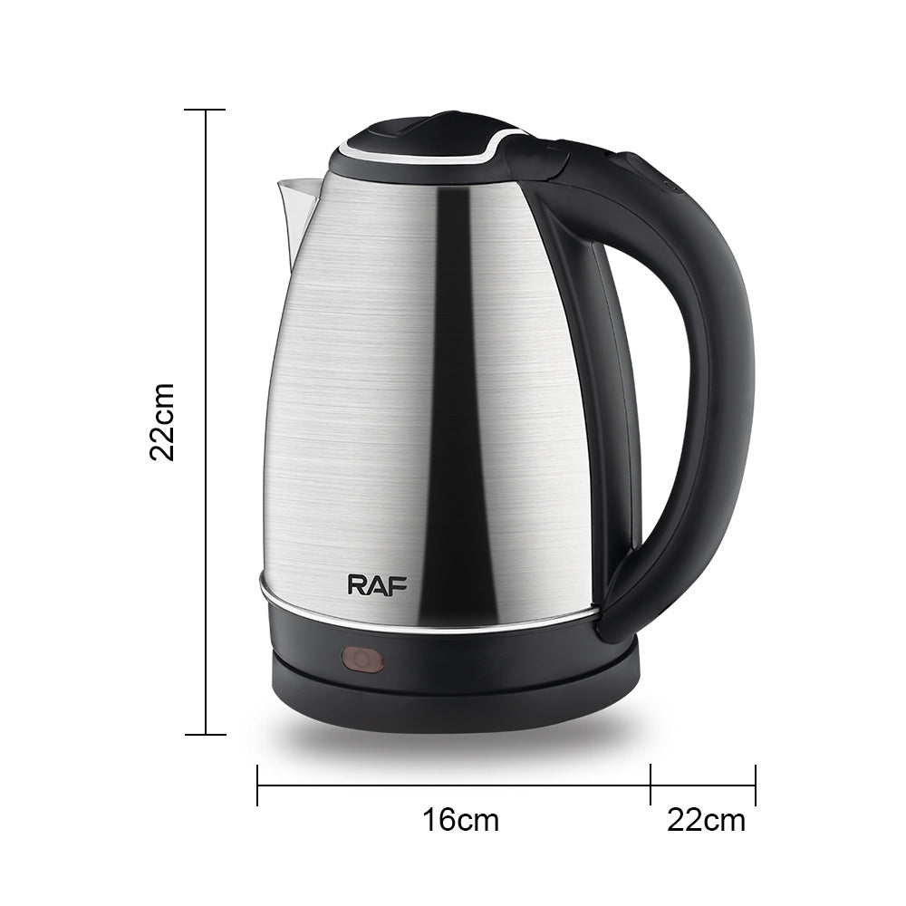 Edelstahl Wasserkocher 1,8 L Doppelwandig Kabellos Teekocher Silber Warmhalter