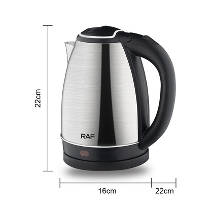 Edelstahl Wasserkocher 1,8 L Doppelwandig Kabellos Teekocher Silber Warmhalter