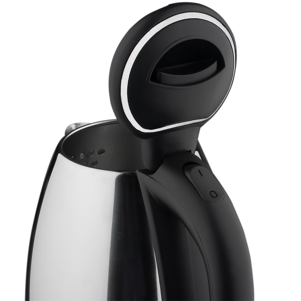 Edelstahl Wasserkocher 1,8 L Doppelwandig Kabellos Teekocher Silber Warmhalter