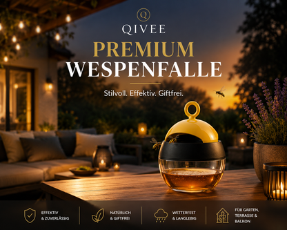 Wespenfalle Insektenfalle Fliegenfalle Tisch Haus & Garten Wespenabwehr Qivee®
