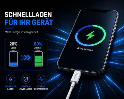 iPhone Schnell Ladekabel Pro Max 1m USB für Original Apple iPhone iPad Kopfhörer