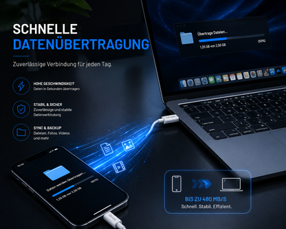 iPhone Schnell Ladekabel Pro Max 1m USB für Original Apple iPhone iPad Kopfhörer