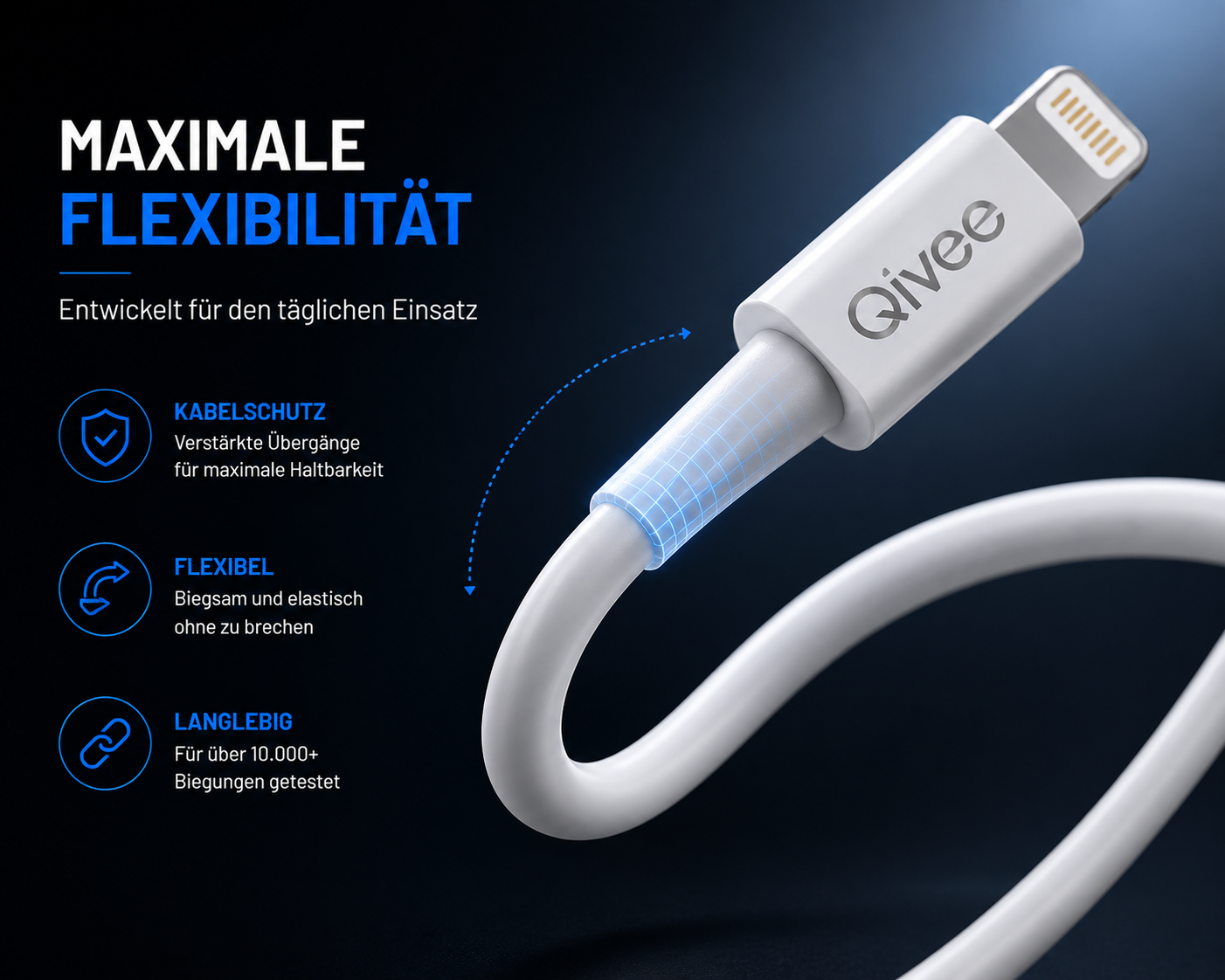 iPhone Schnell Ladekabel Pro Max 1m USB für Original Apple iPhone iPad Kopfhörer